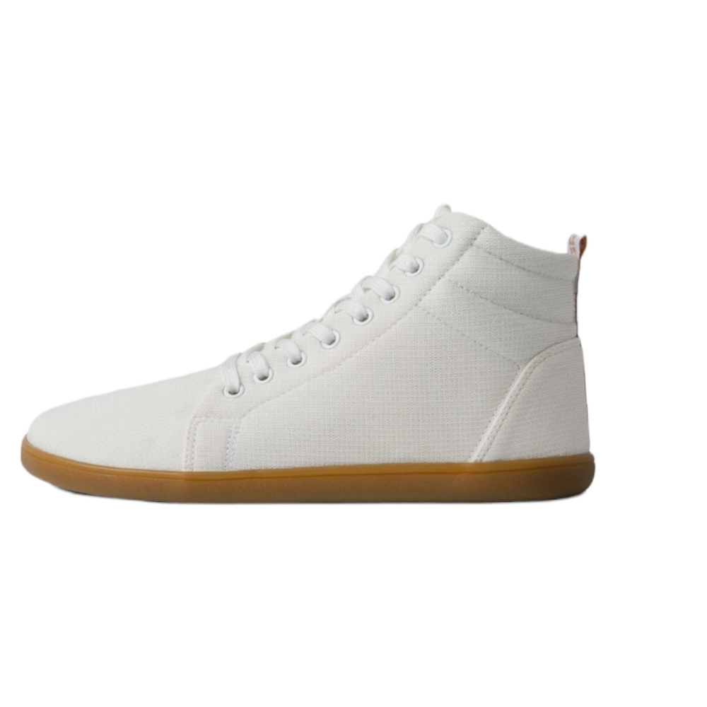 Feel Grounds High Rise Knit Off White Minimalist Barefoot Shoes